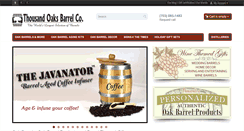 Desktop Screenshot of 1000oaksbarrel.com