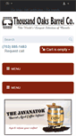 Mobile Screenshot of 1000oaksbarrel.com